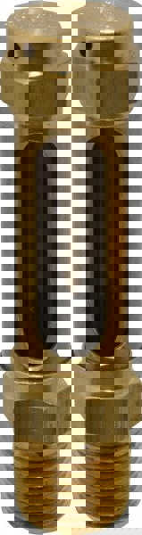 1-3/8 Inch Long Sight, 3/8 Inch Thread Size, Buna-N Seal Straight to Male Thread, Vented Oil-Level Indicators and Gauge